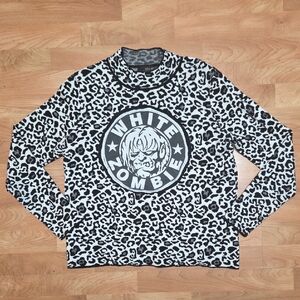 White Zombie Upcycled Sweater